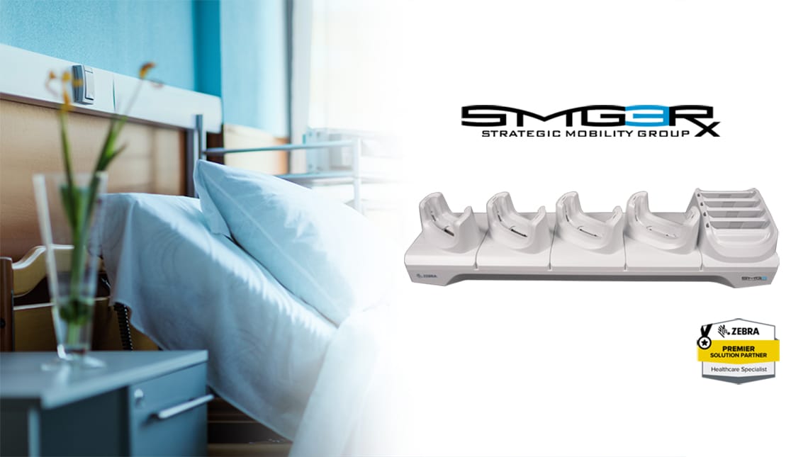 SMG3 branded Zebra healthcare charge cradle is here